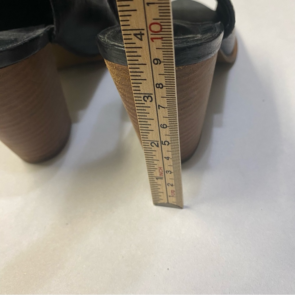 UGG Women’s Audrey Exotic Block Heel Sandal Peep Toe Bootie Size 8.5 Leather - Picture 13 of 13